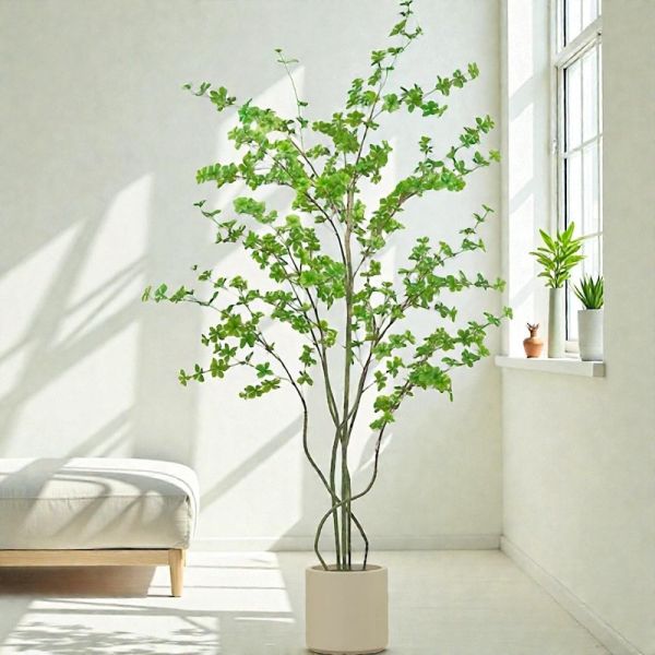 日式輕井澤庭院風鈴海棠1.6公尺室內大型仿真植栽（贈送花盆） 鈴海棠植栽,仿真植栽,室內大型植栽,日式植栽,輕井澤風格,人工植栽,居家佈置
,客廳植栽,室內裝飾