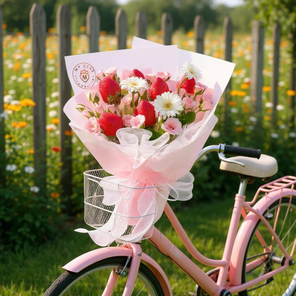 【七夕限定】Roseberry夏日愛戀草莓花束 七夕花束,七夕告白花禮,七夕情人節禮物,草莓玫瑰花束,七夕送女友,七夕驚喜花禮,七夕浪漫花束,甜蜜水果花束