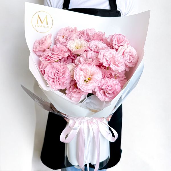 【Floral M】甜美誓言優雅粉桔梗鮮花花束 粉色桔梗花束,甜美花束推薦,鮮花花束送禮,母親節花束,情人節花禮,優雅風格花束,生日花束推薦,真誠祝福花禮
