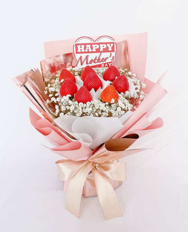 【母親節期間限定】璀燦媽咪草莓花束 母親節花束,草莓花束