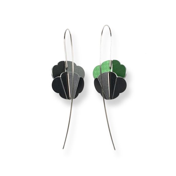 折葉系列耳勾 Folded Leaves Earring Hooks 