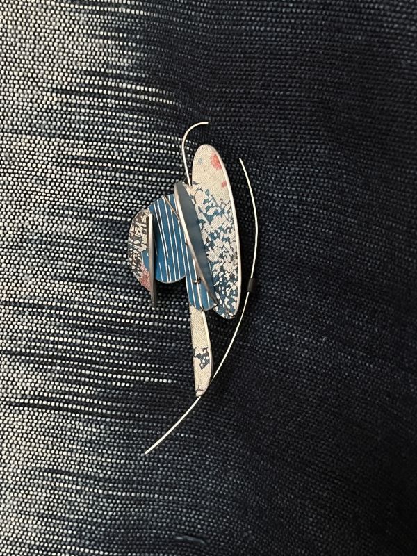折葉系列耳勾/胸針 Folded Leaves Earring / Brooch 