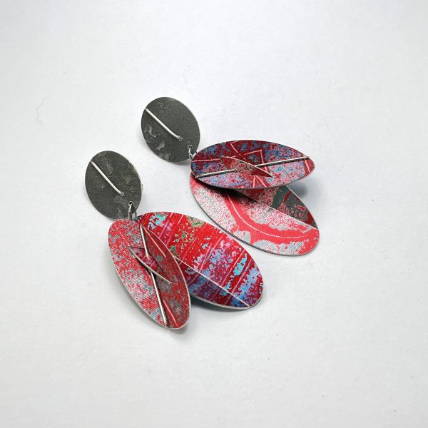 折葉系列耳夾 Folded Leaves Clip-on Earrings 