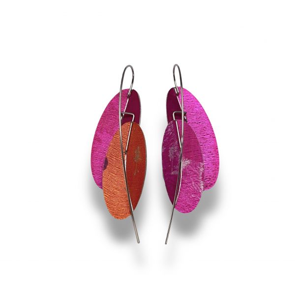 折葉系列耳勾 Folded Leaves Earring Hooks 