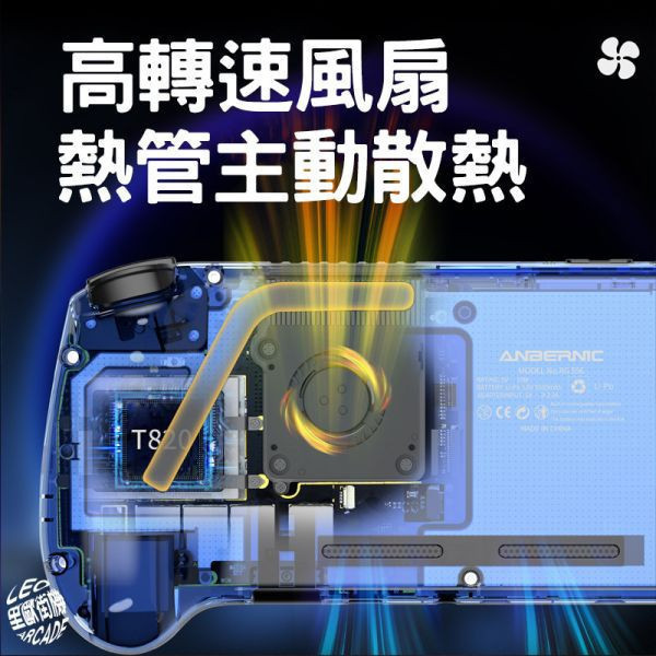里歐街機 RG556 Android13系統 OLED面板 開源掌機 復古街機 遊戲機 霍爾搖桿 六軸陀螺儀 