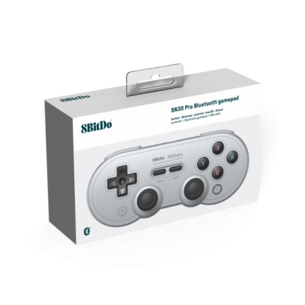 里歐街機 8bitdo 八位堂 SN30pro 灰色版 無線藍芽手把 