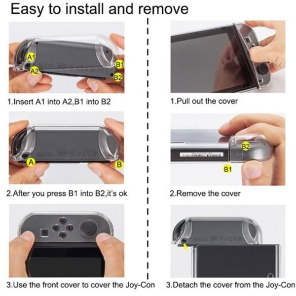 里歐電玩 SWITCH 透明水晶殼 主機保護殼 手把保護 PC 透明外觀 質感超優 任天堂NS熱門周邊 