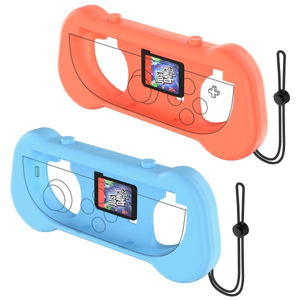 里歐街機 Switch2遊戲手把 joy-con手柄小握把兩個裝帶手繩 