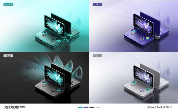 Retroid Pocket Flip 2  高通驍龍865 AMOLED 觸控式螢幕 主動散熱 智能風扇 直上PS2 3DS WIIU 