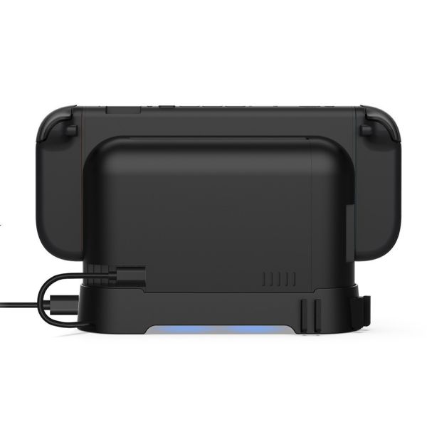 里歐街機  Switch2主機底座散熱風扇 NS2散熱器 可收納遊戲卡帶 RGB燈 