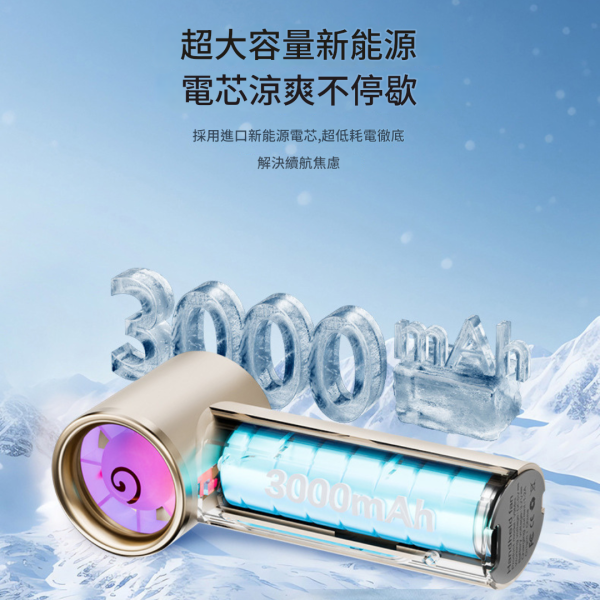 里歐街機 口袋風扇-V款 199檔風速 數位顯示 Type-c充電 方便攜帶 戶外神器 夏天必備 