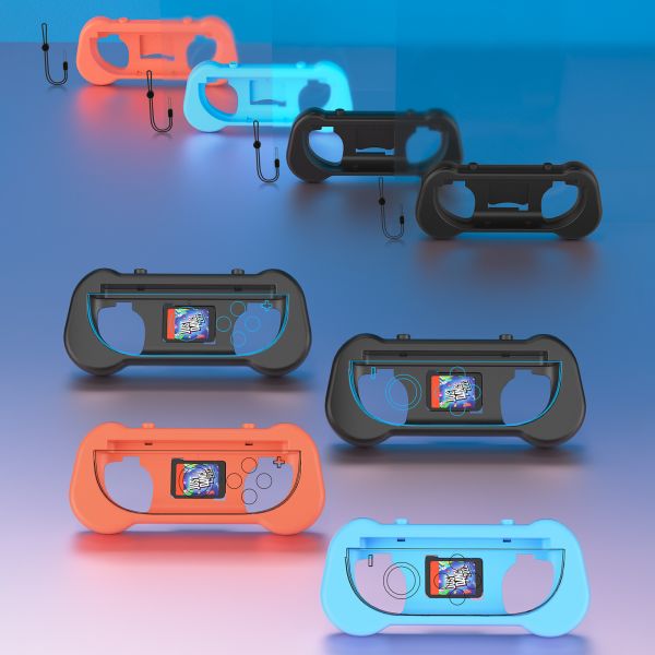 里歐街機 Switch2遊戲手把 joy-con手柄小握把兩個裝帶手繩 