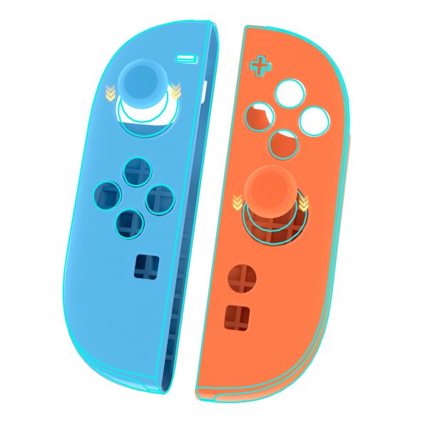 里歐街機 Switch2 joycon左右手柄矽膠保護套+搖桿帽防滑防摔矽膠套 