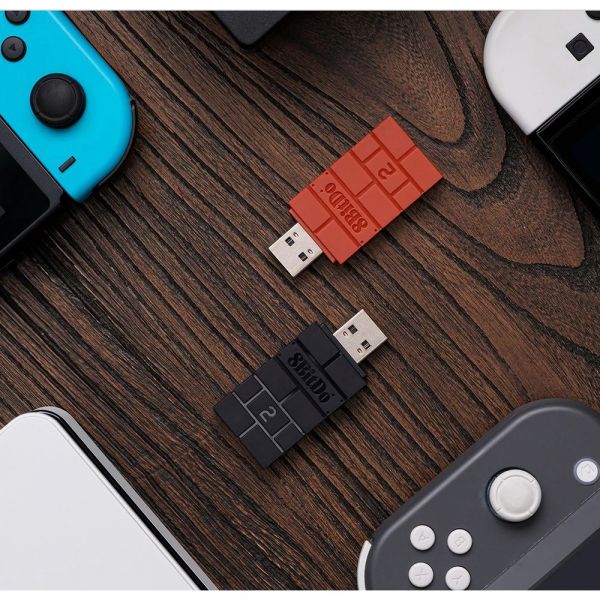 里歐街機 8bitdo 八位堂 二代黑色RR接收器 USB無線藍芽接收器 手柄接收器 適配器 