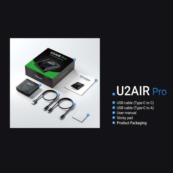 里歐街機 Ottocast U2 AIR PRO無線CARPLAY 有線carplay轉無線 有線轉無線 轉換盒 