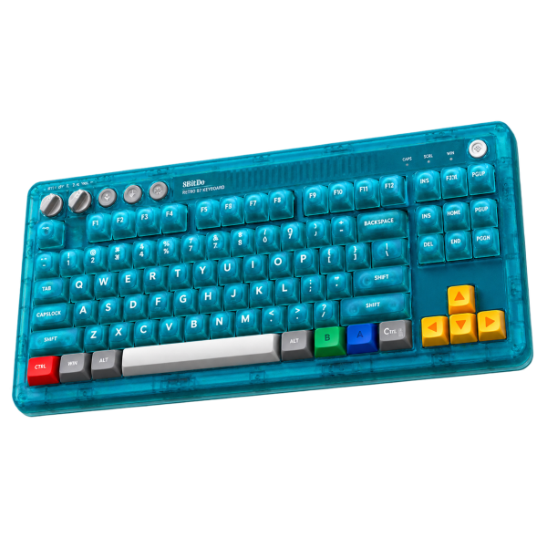 8BitDo 八位堂 Retro 87 機械鍵盤 水藍透｜三模連線・RGB 背光・4000mAh 長續航・熱插拔機械軸 8BitDo Retro 87, 八位堂 Retro 87, Retro 87 水藍透, 8BitDo 機械鍵盤, 八位堂機械鍵盤, 水藍透機械鍵盤, 三模機械鍵盤, 2.4G 無線鍵盤, 藍牙機械鍵盤, RGB 機械鍵盤, 4000mAh 鍵盤, 熱插拔鍵盤, Windows 機械鍵盤, Android 鍵盤, Jeff Select, 姊夫嚴選科技好物