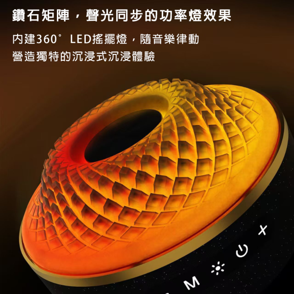 里歐街機 LP90MAX 琉璃藍芽喇叭 120W 超長續航 下沉式低音砲 RGB氛圍燈 聲光同步 