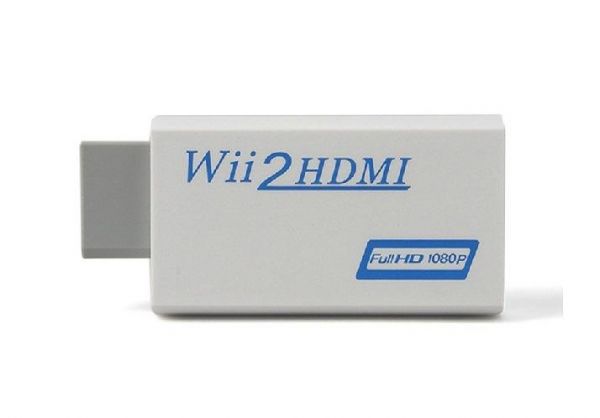 里歐街機遊戲專賣 WII轉HDMI 轉接器 WII2HDMI 轉換器 1080P WII轉HDMI 讓WII重新活過來 