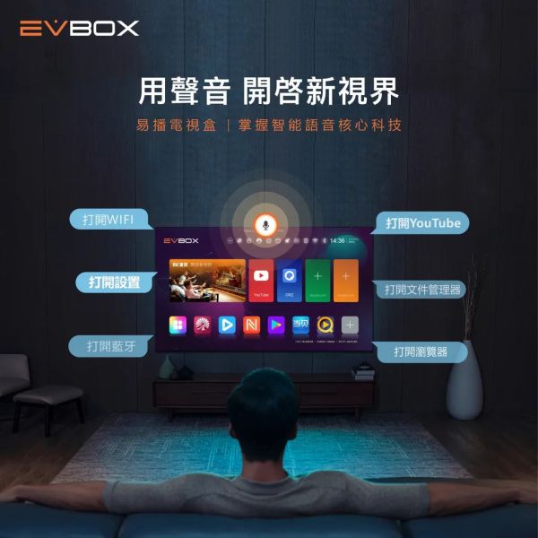 里歐街機 易播第十代電視盒子 EVBOX 10MAX 全新一代升級 AI智能 ChatGPT WiFi6 震撼視聽 