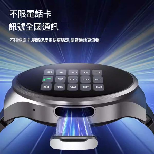 里歐街機 VP50智能手錶 高清錶面 各種APP適用下載 1.75吋AMOLED螢幕  抽拉旋轉鏡頭 大容量長續航 