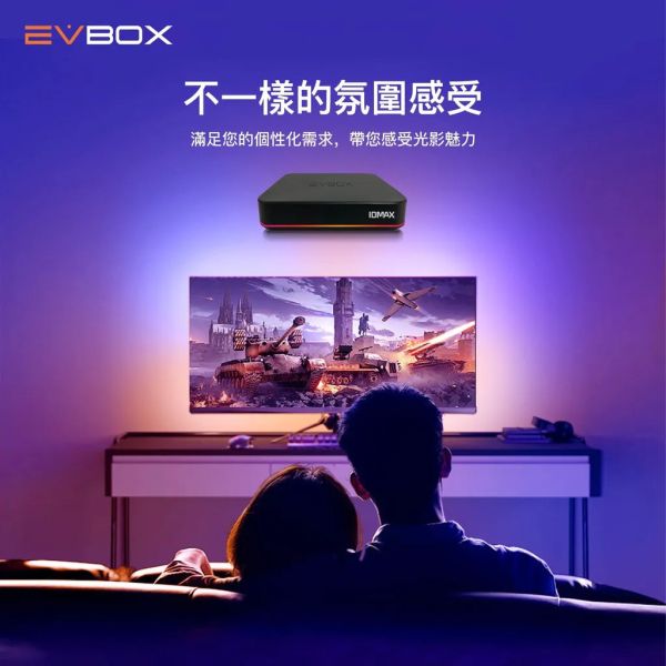 里歐街機 易播第十代電視盒子 EVBOX 10MAX 全新一代升級 AI智能 ChatGPT WiFi6 震撼視聽 