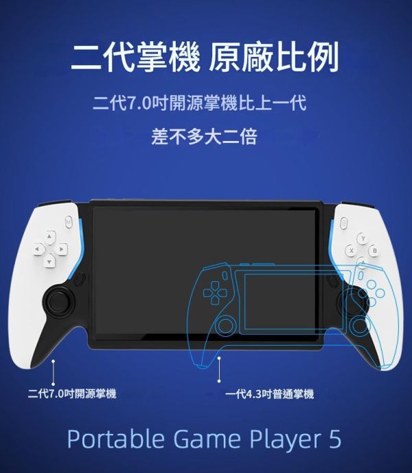 里歐街機 PORTAL7  7吋大螢幕開源遊戲機  30+模擬器 萬種遊戲  多語言支援 HDMI輸出 