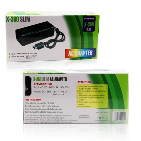 里歐街機 XBOX 360 SLIM 主機電源充電器 
