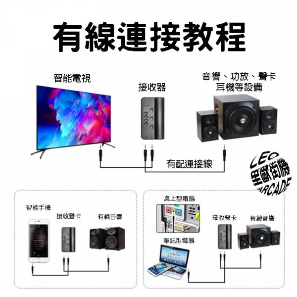 里歐街機 雙無線麥克風+聲卡 家庭KTV 一鍵消原音 開會/聚會/K歌均適用 即插即用 