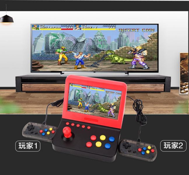 Retro Arcade RA 7吋版 AIWO大街機 支援八大模擬器 可輸出HDMI 可充電 適電玩裝飾 外型獨特 