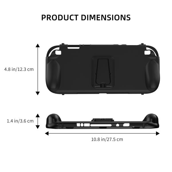 里歐街機 Switch2主機TPU 保護殼帶背部支架 switch2遊戲機 防滑一體保護殼 