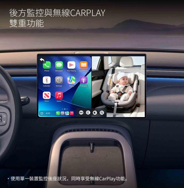 OTTOCAST Cabin Care 車內守護無線 CarPlay 接收器｜後座攝影機・寶寶寵物查看・有線 CarPlay 升級無線 OTTOCAST Cabin Care, Cabin Care, 無線CarPlay接收器, 車內守護攝影機, 後座監視器, 寶寶車內監視, 寵物車內查看, CarPlay轉接器, 有線CarPlay升級無線, 1080P後座攝影機, 車用夜視攝影機, Jeff Select, 姊夫嚴選科技好物