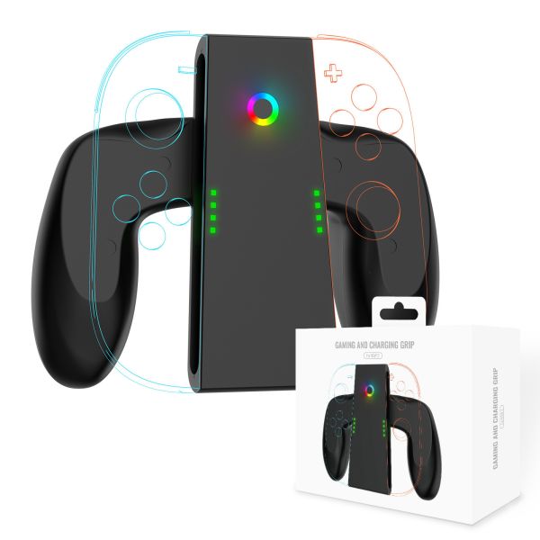 里歐街機 Switch2JOY-CON左右小手柄多功能握把 switch2可充電握 
