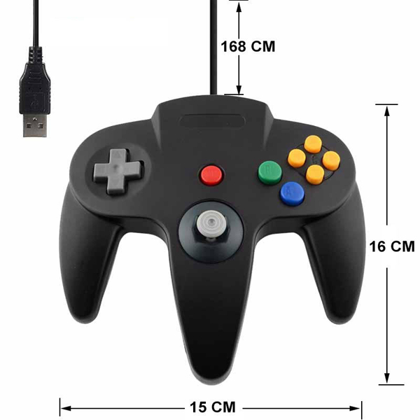N64 USB遊戲手柄 N64遊戲手把 pc手把 電腦遊戲手把 樹莓派小雞 日光 魔視 魔幻 模擬器遊戲手把 