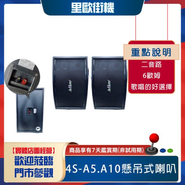 里歐街機 4S-A5 4S-A10 懸吊式喇叭 卡拉/劇院喇叭 KTV音響 專業級 