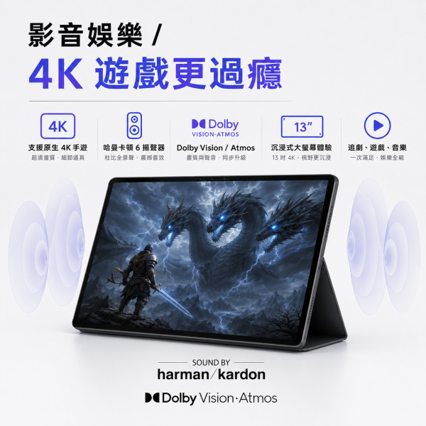 聯想拯救者 Y900 新款13吋AI平板電腦電競遊戲 4K 高刷驍龍8至尊版 下單送皮套+鋼化膜 聯想拯救者 Y900 AI 平板, Lenovo Legion Y900 AI 平板, 拯救者 Y900, Snapdragon 8 Elite 平板, 13吋平板, 4K 平板, 144Hz 平板, 12700mAh 平板, 68W 快充平板, AI 平板, 手寫筆平板, 鍵盤平板, 娛樂平板, 遊戲平板, 工作平板, 學習平板, Dolby Vision 平板, Dolby Atmos 平板,