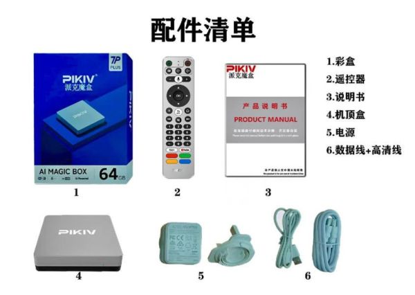 里歐街機 PIKIV 派克魔盒 7P plus  電視盒子 全球通用 國際通用 網絡機頂盒 智能語音 語音助手遙控 機頂盒 