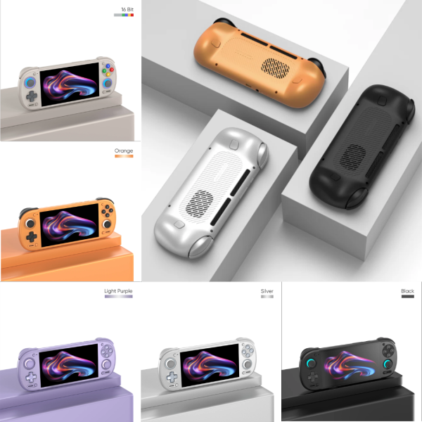 里歐街機 Retroid Pocket 6 安卓13 兩種搖桿配置 5.5吋OLED觸控螢幕 主動散熱 霍爾搖桿 RGB燈光環 直上PS2 3DS WIIU  驍龍8 Gen2 