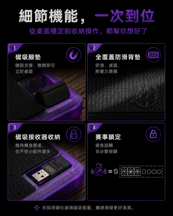 8BitDo 八位堂 天刃星 紫透版 街機控制器｜16鍵全按鍵布局・紫鸢競技矮軸・PC／Switch 適 8BitDo 天刃星, 八位堂天刃星, 天刃星紫透雙簽版, 街機控制器, 無搖桿控制器, 格鬥控制器, Hitbox 控制器, 16鍵街機控制器, 紫鸢競技矮軸, PC 街機控制器, Switch 街機控制器, SOCD 清空模式, 八位堂精英軟體 V2, Jeff Select, 姊夫嚴選科技好物