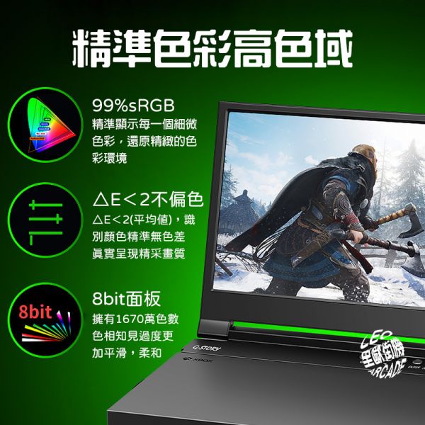 里歐街機 Xbox Series X 便攜式12.5吋 IPS顯示器 XSX專用完美嵌入式一體機 電腦延伸螢幕 遊戲影音必備 