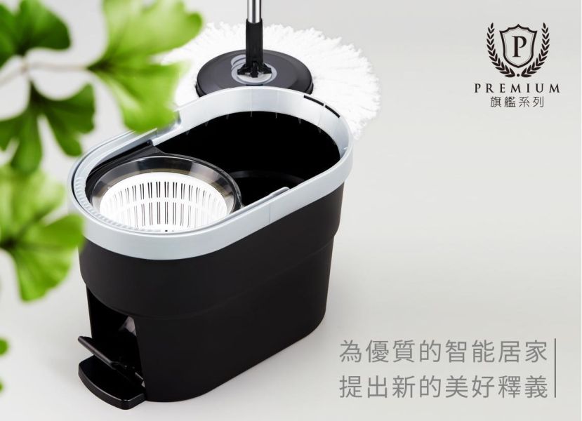 好神拖 智能3效旋轉拖組 （1拖1桶2布） 旋轉拖把,地板清潔工具,掃除用具,日用品,拖把用具,掃把,拖把