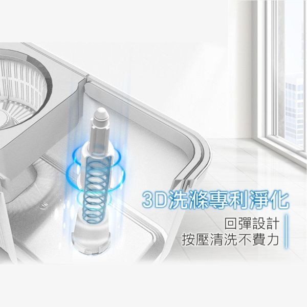 好神拖 省力手壓雙渦輪旋轉拖把組（1拖1桶1布） 旋轉拖把,地板清潔工具,掃除用具,日用品,拖把用具,掃把,拖把