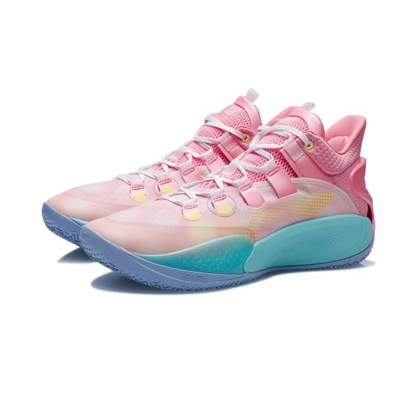 LI-NING 李寧 音速9 Low 專業籃球鞋 鹽粉色/竺葵粉 (ABAR039-7) LI-NING 李寧 音速9 Low 專業籃球鞋 鹽粉色/竺葵粉 (ABAR039-7)