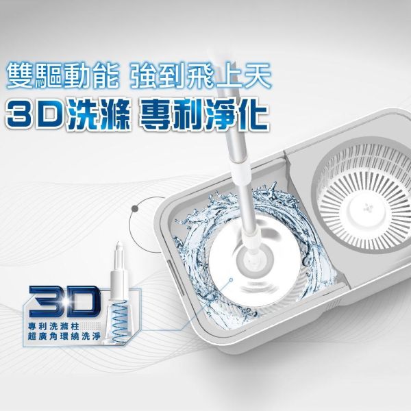 好神拖 省力手壓雙渦輪旋轉拖把組（1拖1桶1布） 旋轉拖把,地板清潔工具,掃除用具,日用品,拖把用具,掃把,拖把