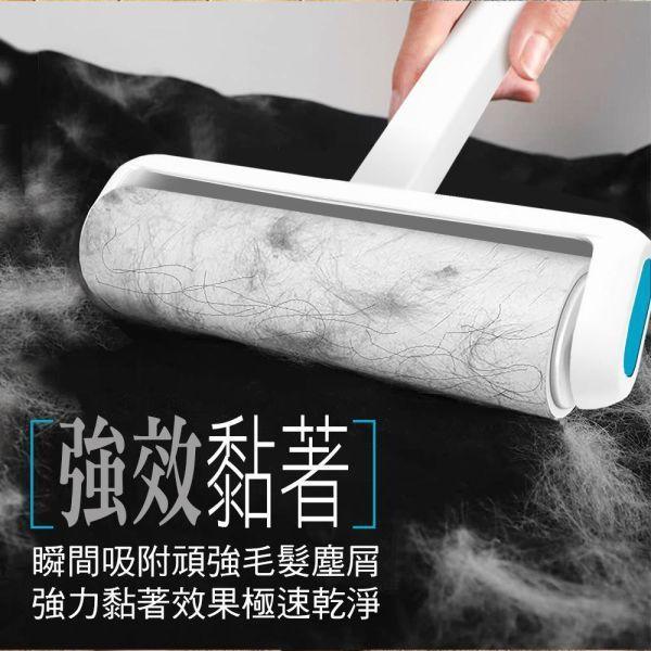 家簡塵除 居家滾筒黏塵超值組合款(滾筒黏塵把*2+補充包*5) 旋轉拖把,地板清潔工具,掃除用具,日用品,浴室用品,浴室清潔,刮刀,抹布,黏塵