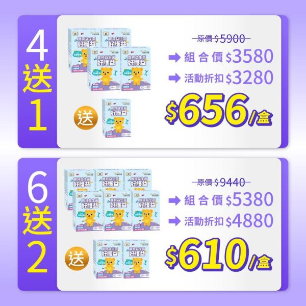 【嬰幼兒首選 安穩少哭鬧】好護益 寶貝純淨益生菌｜3大專利菌株+12大關鍵營養複方｜安心成長 啟動保護罩｜加LINE好友領取優惠 