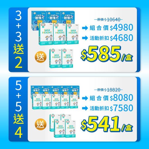 【兒童魚油首選 好吃無腥味】聰護力兒童魚油 三合一黃金配方 豐富複方 魚油+學習配方｜加LINE好友滿額立省$100｜限時附贈1盒"小盒贈品"免費試吃 詳情請見下方資訊欄 