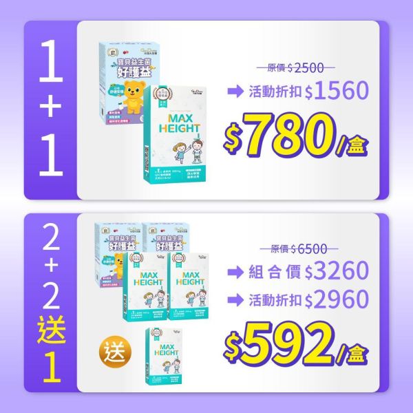 【嬰幼兒首選 安穩少哭鬧】好護益 寶貝純淨益生菌｜3大專利菌株+12大關鍵營養複方｜安心成長 啟動保護罩｜加LINE好友領取優惠 