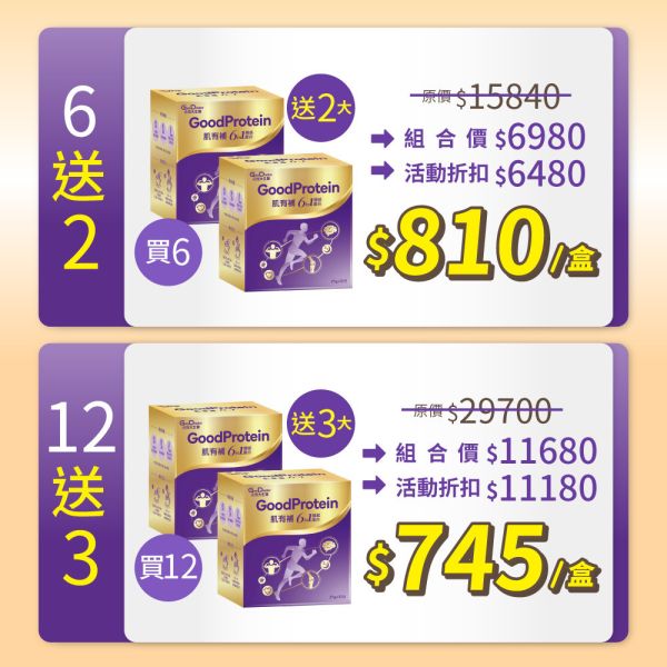 肌有補 肌憶蛋白│樂齡營養補充首選 6效合1 安心無添加・新品限定買大就送小｜指定組合 限時試吃小盒 免費試吃 (詳情請見下方常見問題) 