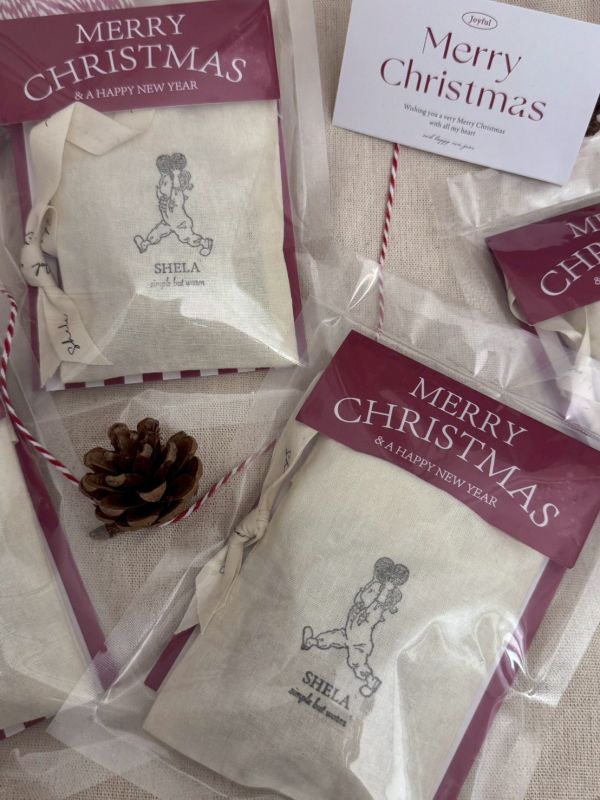 SHELA -聖誕限定-手作香氛袋 Christmas Gift 客製化香氛,香氛小物,香氛禮品,香氛袋,婚禮小物,婚禮禮品,客製化禮品,聖誕禮物,交換禮物