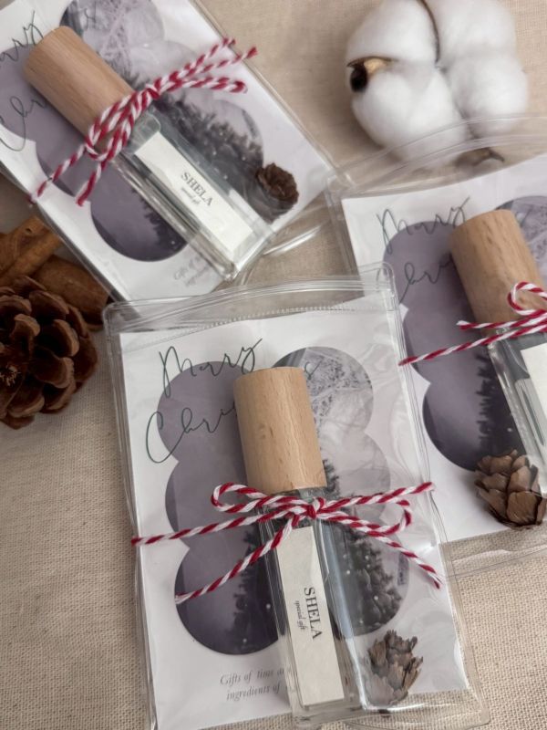 SHELA -聖誕限定-迷你織物香氛噴霧瓶- Christmas Gift 織物噴霧,擴香噴霧,聖誕禮物,交換禮物,聖誕禮,香氛禮,婚禮小物